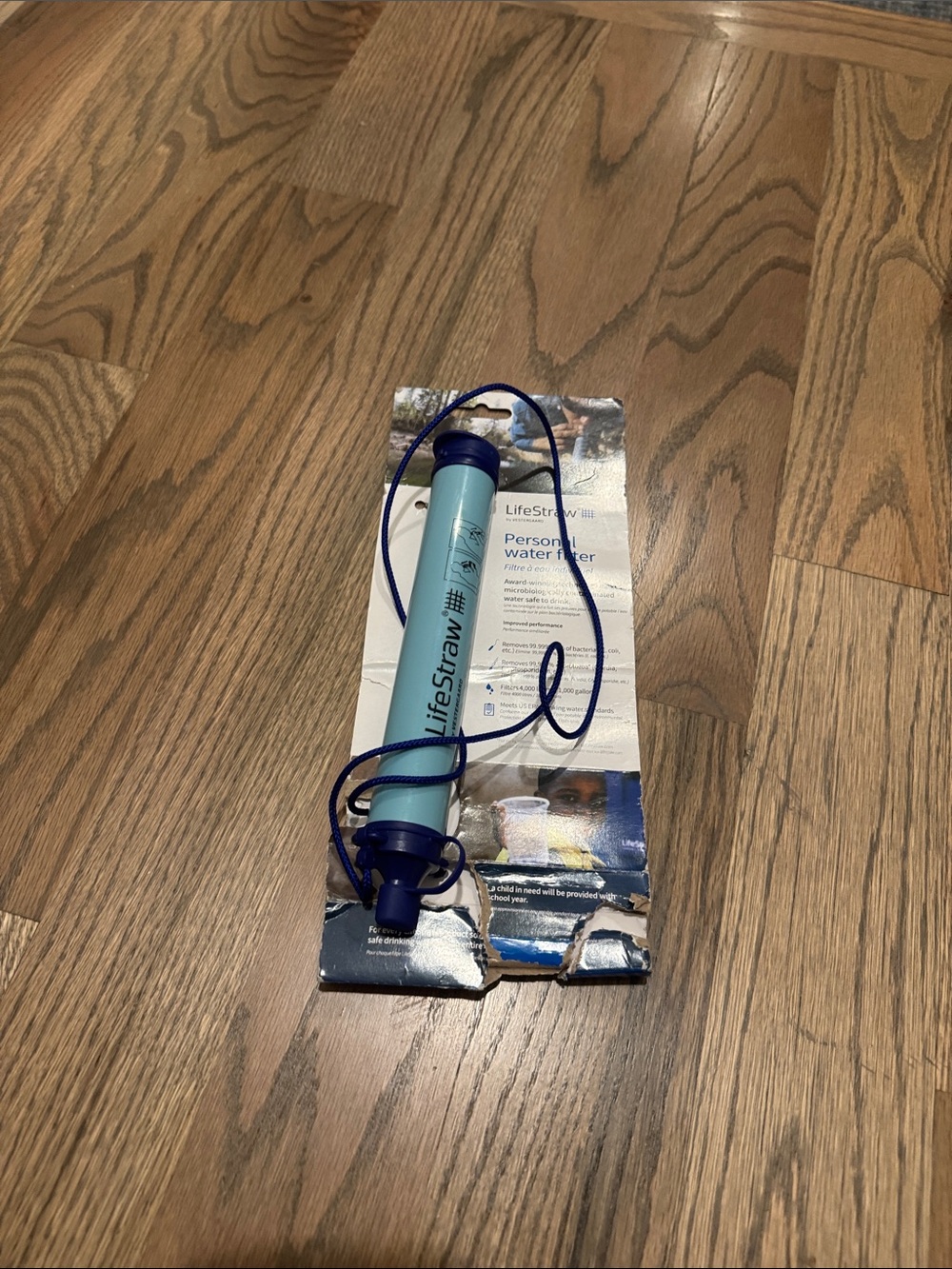 Personal Water Filter - Blue